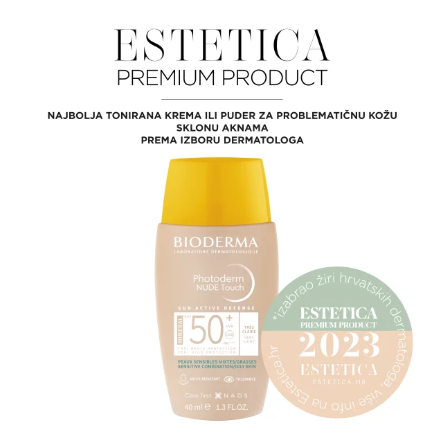 BIODERMA PHOTODERM NUDE TOUCH TONIRANA KREMA NIJANSA JAKO SVIJETLA F 50