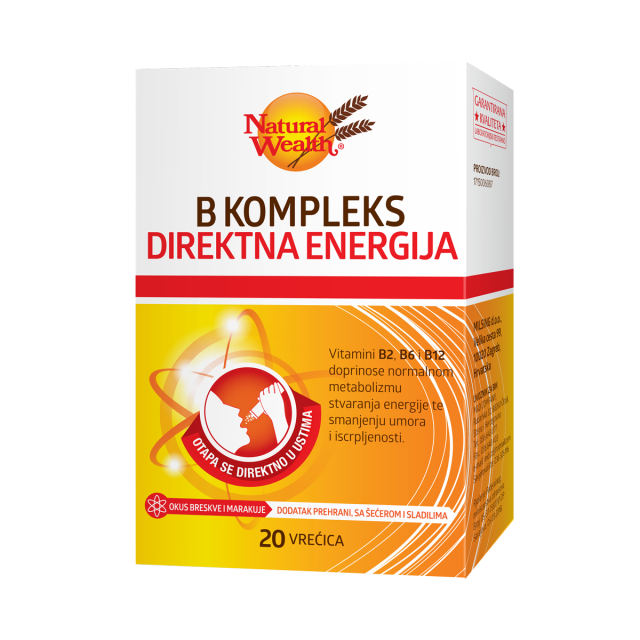 NATURAL WEALTH B KOMPLEKS DIREKTNA ENERGIJA VREĆICE A20