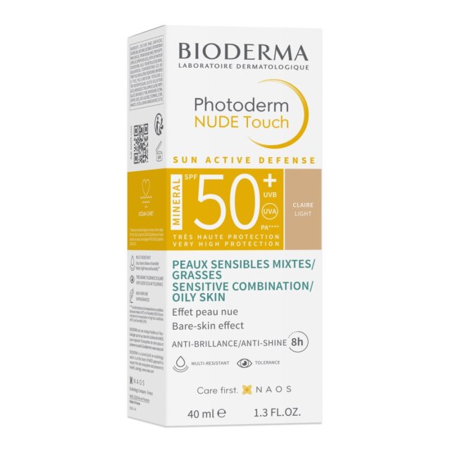 BIODERMA PHOTODERM NUDE TOUCH TONIRANA KREMA NIJANSA SVIJETLA F-50 40ML