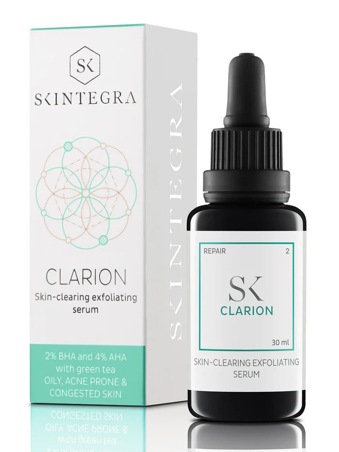 SKINTEGRA CLARION EKSFOLIRAJUĆI SERUM ZA MASNU DO MJEŠOVITU KOŽU SKLONU NEPRAVILNOSTIMA 30ML