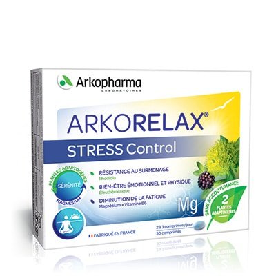 ARKOPHARMA ARKORELAX STRESS CONTROL TABLETE S RODIOLOM I MAGNEZIJEM PROTIV STRESA I ZAMORA A30