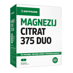 DIETPHARM MAGNEZIJEV CITRAT 375 DUO KAPSULE A50