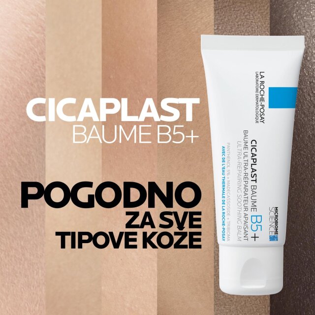 LA ROCHE-POSAY CICAPLAST BAUME B5+ OBNAVLJAJUĆI BALZAM ZA UMIRIVANJE IRITACIJA I OSJEĆAJA VRUĆINE NA KOŽI, 100 ML