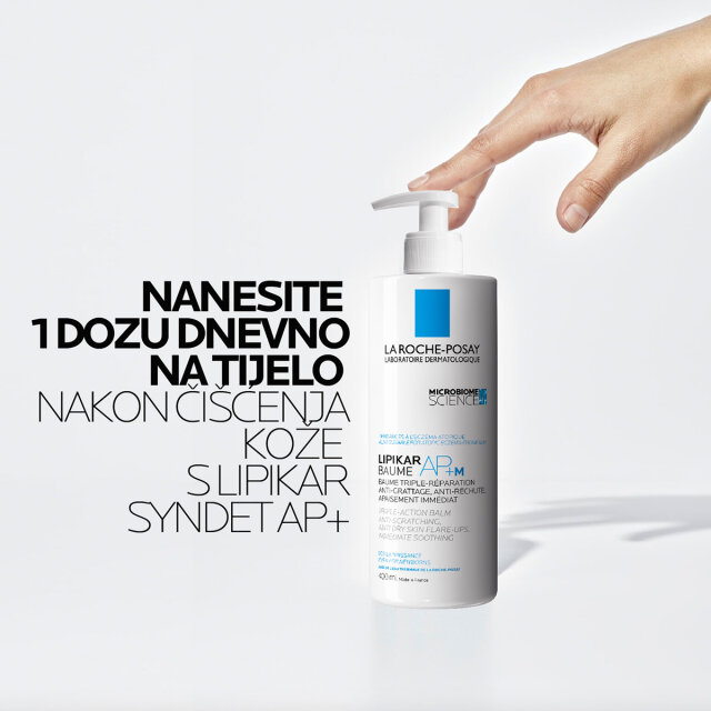 LA ROCHE-POSAY LIPIKAR BAUME AP+M BALZAM ZA NADOPUNU LIPIDA PROTIV NADRAŽENOSTI I SVRBEŽA, POGODNO ZA DJECU I ODRASLE, 200 ML