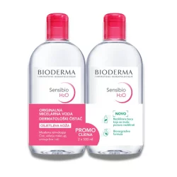 BIODERMA SENSIBIO H20 MICELARNA VODA DUO PACK 2X500ML ECO PACK