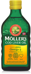 MÖLLER'S ULJE JETRE BAKALARA OKUS LIMUN 250ML
