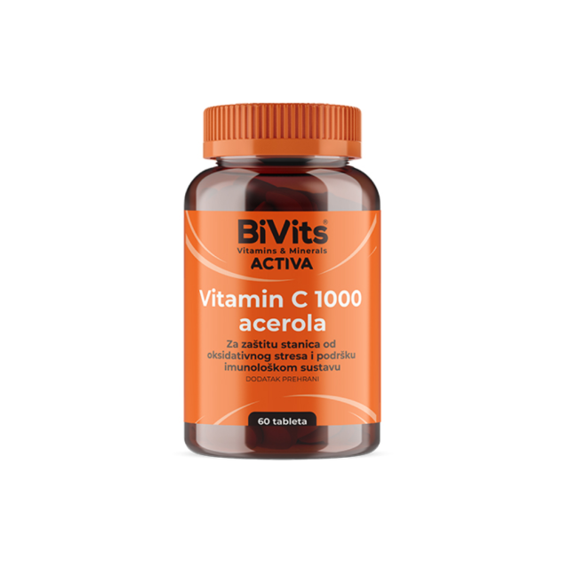 BIVITS ACTIVA VITAMIN C 1000+ACEROLA TABLETE A60