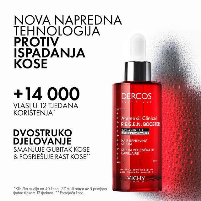 VICHY DERCOS AMINEXIL R.E.G.E.N. BOOSTER SERUM ZA OBNOVU KOSE 90ML