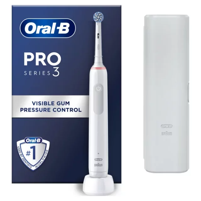 ORAL-B ELEKTRIČNA ČETKICA ZA ZUBE PRO 3 WHITE