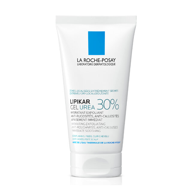 LA ROCHE-POSAY LIPIKAR GEL S 30% UREJE ZA CILJANU PRIMJENU NA SUHA I GRUBA PODRUČJA KOŽE, 50 ML