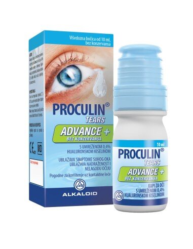 PROCULIN TEARS ADVANCE+  KAPI ZA OČI 10ML