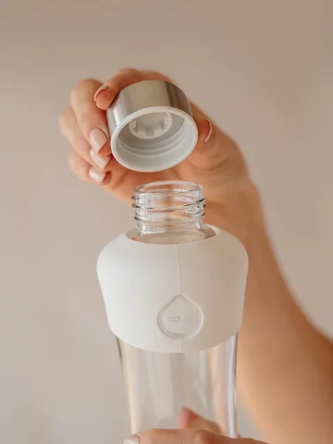 EQUA, staklena boca, Active White, BPA, BPF i BPS-free, 550ml
