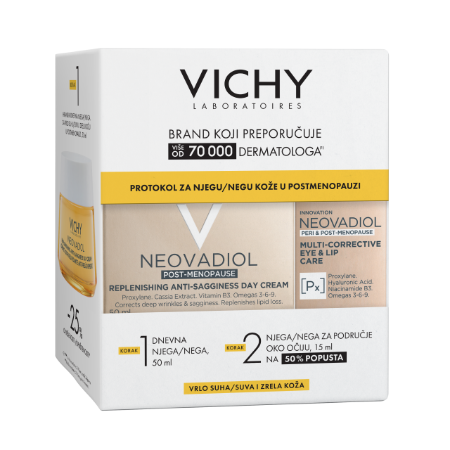 VICHY NEOVADIOL PROTOKOL ZA NJEGU KOŽE U POSTMENOPAUZI ZA VRLO SUHU KOŽU WINTER PROMO