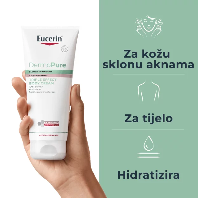 EUCERIN DERMOPURE KREMA ZA TIJELO S TROSTRUKIM EFEKTOM 200ML