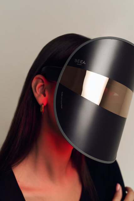 Maska za lice BEEA SKIN GLAM REVIVE, LED, kakaosmeđa TB-2386