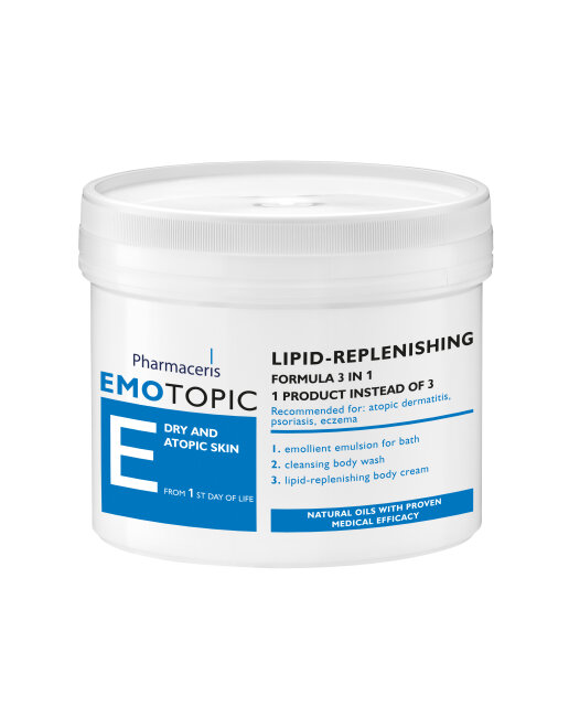 PHARMACERIS E EMOTOPIC 3U1 FORMULA ZA OBNAVLJANJE LIPIDA ZA TIJELO 500ML rok valjanosti: 04/25