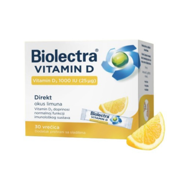 BIOLECTRA VITAMIN D VREĆICE A30