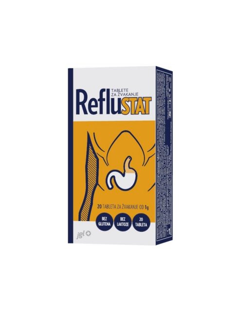 REFLUSTAT TABLETE ZA ŽVAKANJE A20 JGL