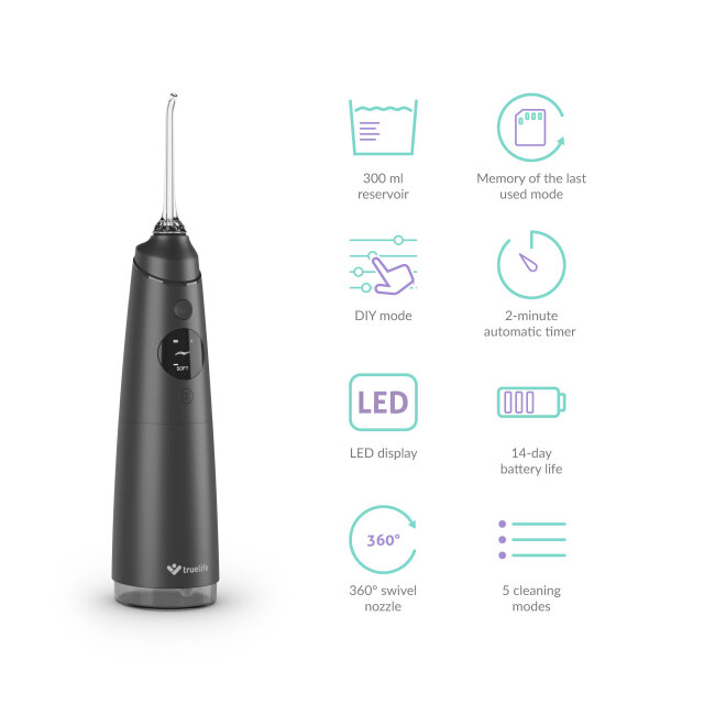 TRUELIFE oralni tuš AquaFloss Compact C300 TLAFCC300B