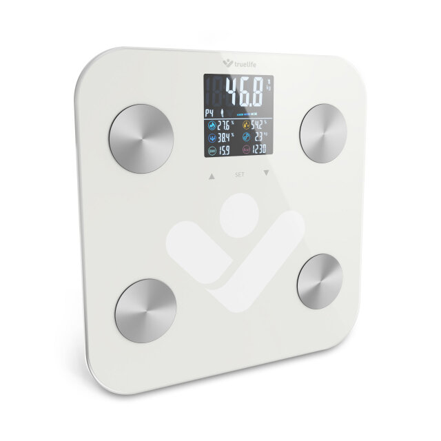 TRUELIFE pametna vaga FitScale W6 BT, bijela TLFSW6BT