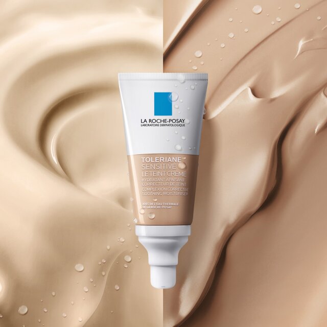 LA ROCHE-POSAY TOLERIANE SENSITIVE SMIRUJUĆA HIDRATANTNA NJEGA ZA KOREKCIJU TENA 50 ML, LIGHT