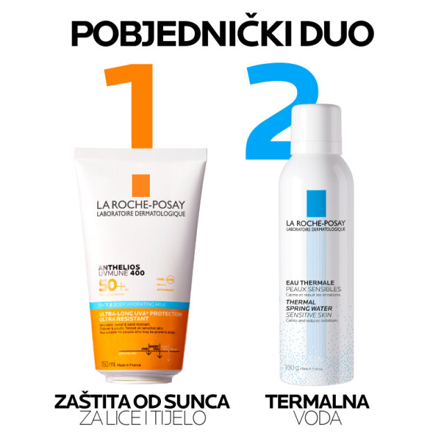 LA ROCHE-POSAY ANTHELIOS HIDRATANTNO MLIJEKO ZA ZAŠTITU OD SUNCA ZA LICE I TIJELO SPF50+, 150ML