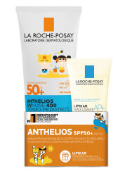 LA ROCHE-POSAY ANTHELIOS UVMUNE 400 DERMO - PEDIATRICS HIDRATANTNO MLIJEKO ZA ZAŠTITU OD SUNCA ZA DJECU SPF50+, 250 ML + LIPIKAR ULJE ZA KUPANJE 100ML PROMO PACK