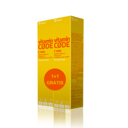 YASENKA VITAMIN CODE C 1000 ŠUMEĆE TABLETE A20 1+1 GRATIS