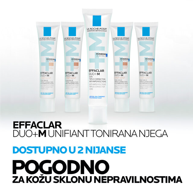 LA ROCHE-POSAY EFFACLAR DUO+M TONIRANA TROSTRUKO KOREKTIVNA NJEGA PROTIV NESAVRŠENOSTI - MEDIUM, 40 ML