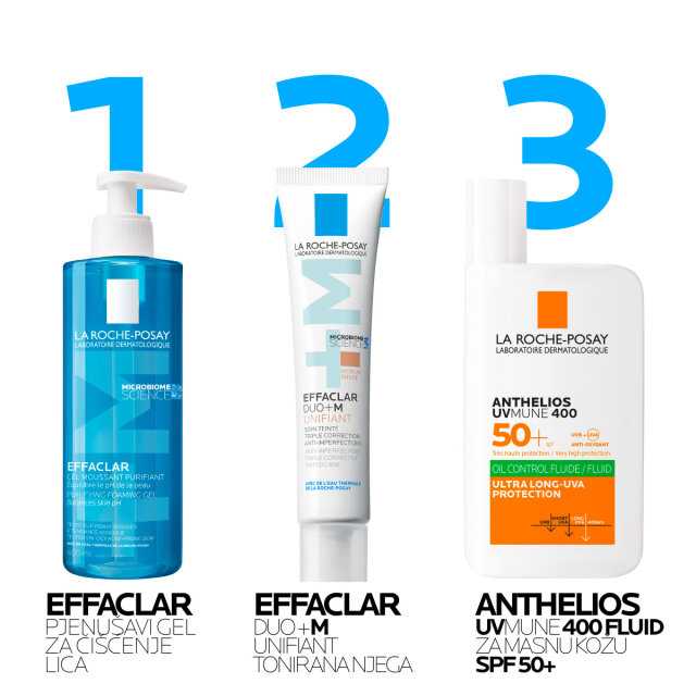 LA ROCHE-POSAY EFFACLAR DUO+M TONIRANA TROSTRUKO KOREKTIVNA NJEGA PROTIV NESAVRŠENOSTI - MEDIUM, 40 ML