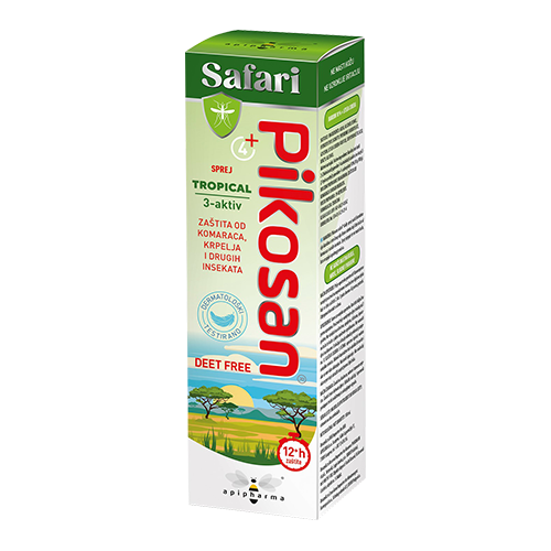 APIPHARMA PIKOSAN SAFARI TROPICAL SPREJ PROTV KOMARACA I KRPELJA 100ML
