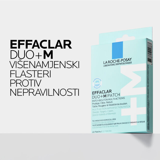 LA ROCHE-POSAY EFFACLAR DUO+M VIŠENAMJENSKI FLASTERI PROTIV NEPRAVILNOSTI - 22 FLASTERA