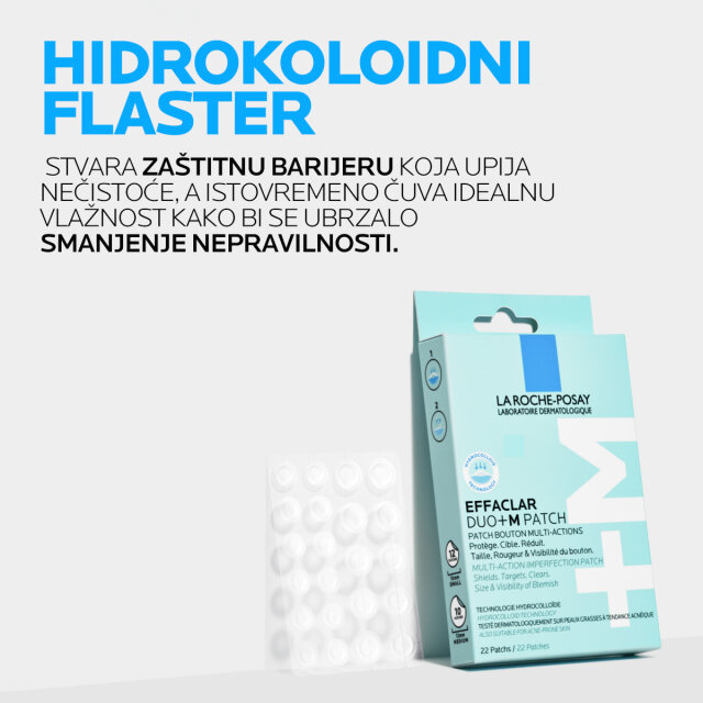 LA ROCHE-POSAY EFFACLAR DUO+M VIŠENAMJENSKI FLASTERI PROTIV NEPRAVILNOSTI - 22 FLASTERA