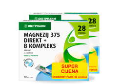 DIETPHARM MAGNEZIJ 375 + B KOMPLEKS DIREKT VREĆICE A56