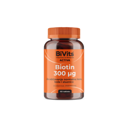 BIVITS ACTIVA BIOTIN 300MCG TABLETE A60