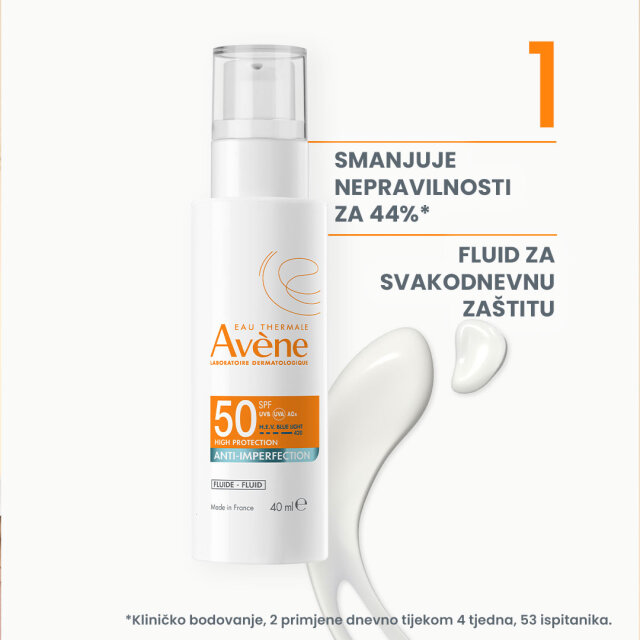 AVENE SUN ANTI-IMPERFECTION FLUID ZA ZAŠTITU OD SUNCA SPF50 40ML