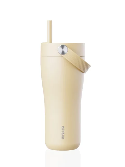 EQUA CARRY Cup, termo šalica od nehrđajućeg čelika za čaj/kavu, 600ml, Butter