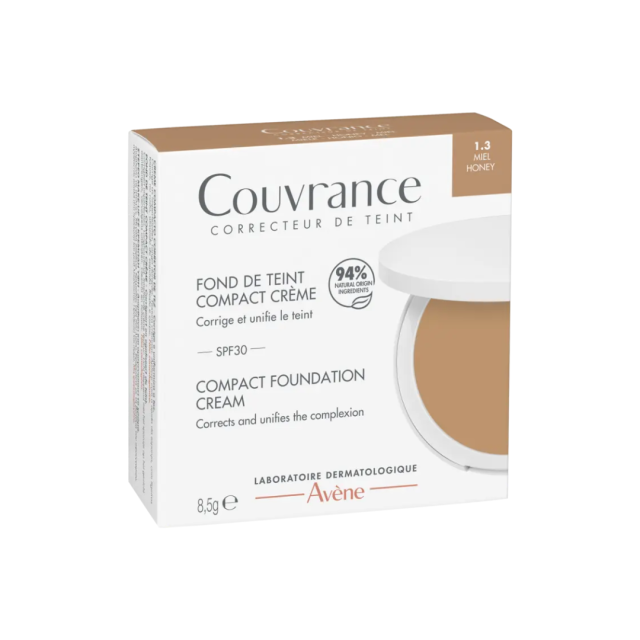 AVENE COUVRANCE KOMPAKTNI PUDER U KREMI SPF30 1.3 NIJANSA MIEL 8,5G