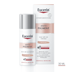 EUCERIN ANTI-PIGMENT TONIRANA DNEVNA KREMA F-30 50ML SREDNJE TAMNA NIJANSA 98354 rok valjanosti: 08/25