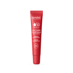 BABÉ SUN LIP&CHEEK BALZAM ZA USNE I OBRAZE NIJANSA RED SPF50 20ML