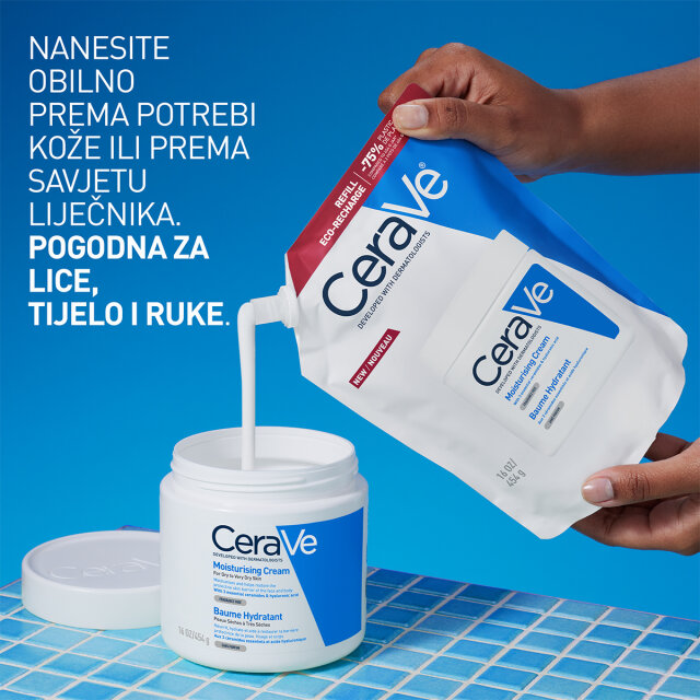 CERAVE HIDRATANTNA KREMA, ZA SUHU DO VRLO SUHU KOŽU, REFILL, 473ML