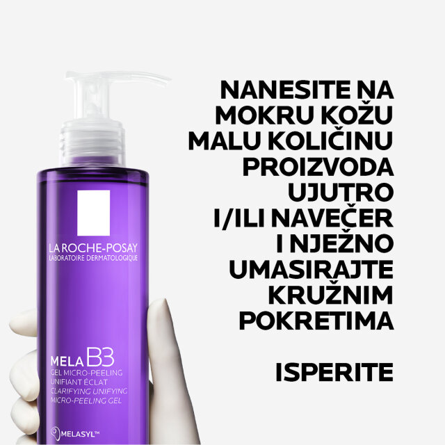 LA ROCHE-POSAY MELA B3 MIKRO-PILING GEL PROTIV TAMNIH MRLJA, 200ML