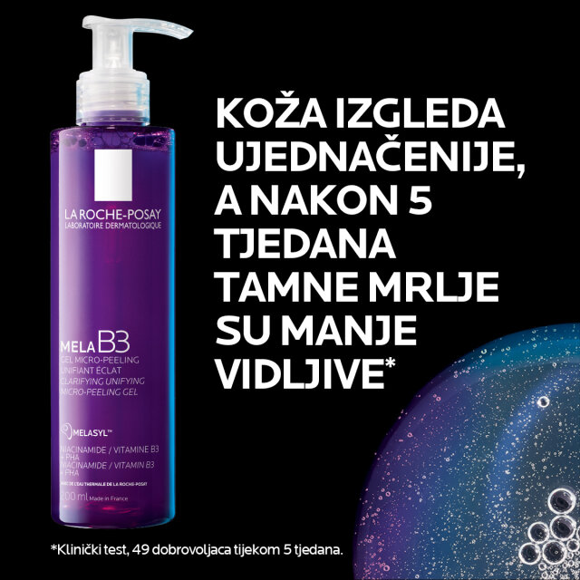 LA ROCHE-POSAY MELA B3 MIKRO-PILING GEL PROTIV TAMNIH MRLJA, 200ML