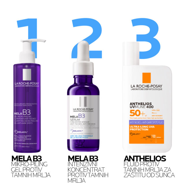 LA ROCHE-POSAY MELA B3 MIKRO-PILING GEL PROTIV TAMNIH MRLJA, 200ML