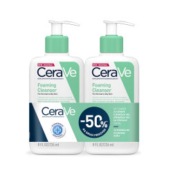 CERAVE PJENUŠAVI GEL ZA ČIŠĆENJE ZA NORMALNU DO MASNU KOŽU, 236 ML, DUO PAKIRANJE ( -50% POPUSTA NA DRUGI ARTIKL)
