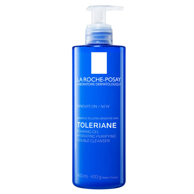 LA ROCHE-POSAY TOLERIANE PJENUŠAVI GEL S DVOSTRUKIM DJELOVANJEM ZA HIDRATACIJU I ČIŠĆENJE KOŽE, 400ML