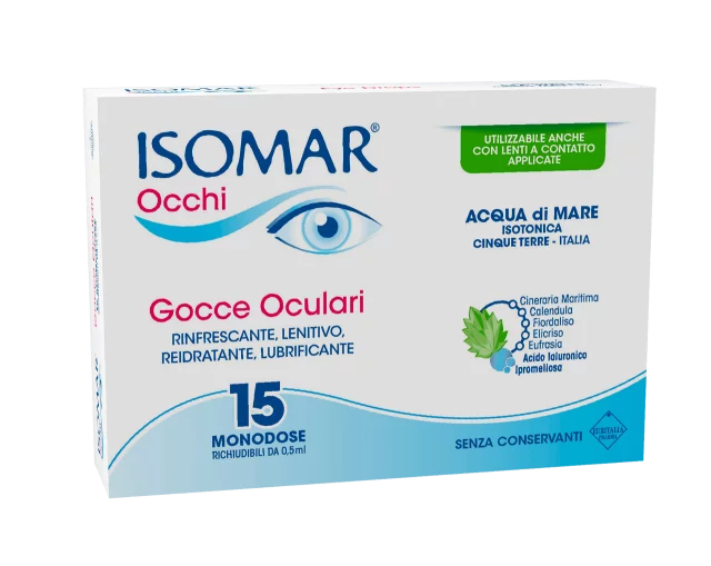 ISOMAR KAPI ZA OČI MONODOZE 15X0.5ML