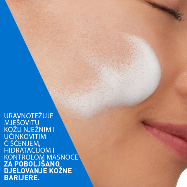 CERAVE PJENUŠAVI ČISTAČ KOJI VRAĆA RAVNOTEŽU KOŽI, 148 ML