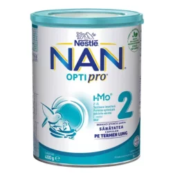 NAN OPTIPRO 2 ZAMJENSKO MLIJEKO 400G 6-12 MJESECI NESTLE rok valjanosti: 07/25