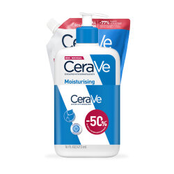 CERAVE HIDRATANTNI LOSION ZA NORMALNU DO SUHU KOŽU KOJI SADRŽAVA HIJALURONSKU KISELINU, 473 ML + REFILL PAKIRANJE 473ML PROMO PACK